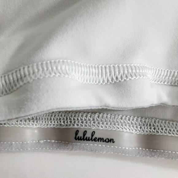 Lululemon Pace Rival Skirt Reg Cream Mid Rise Layered Tennis Skort Womens 2 Golf - Picture 4 of 9